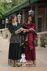 π§΅ Threaded Beauty in Silk Finish - Combo Offer Gown